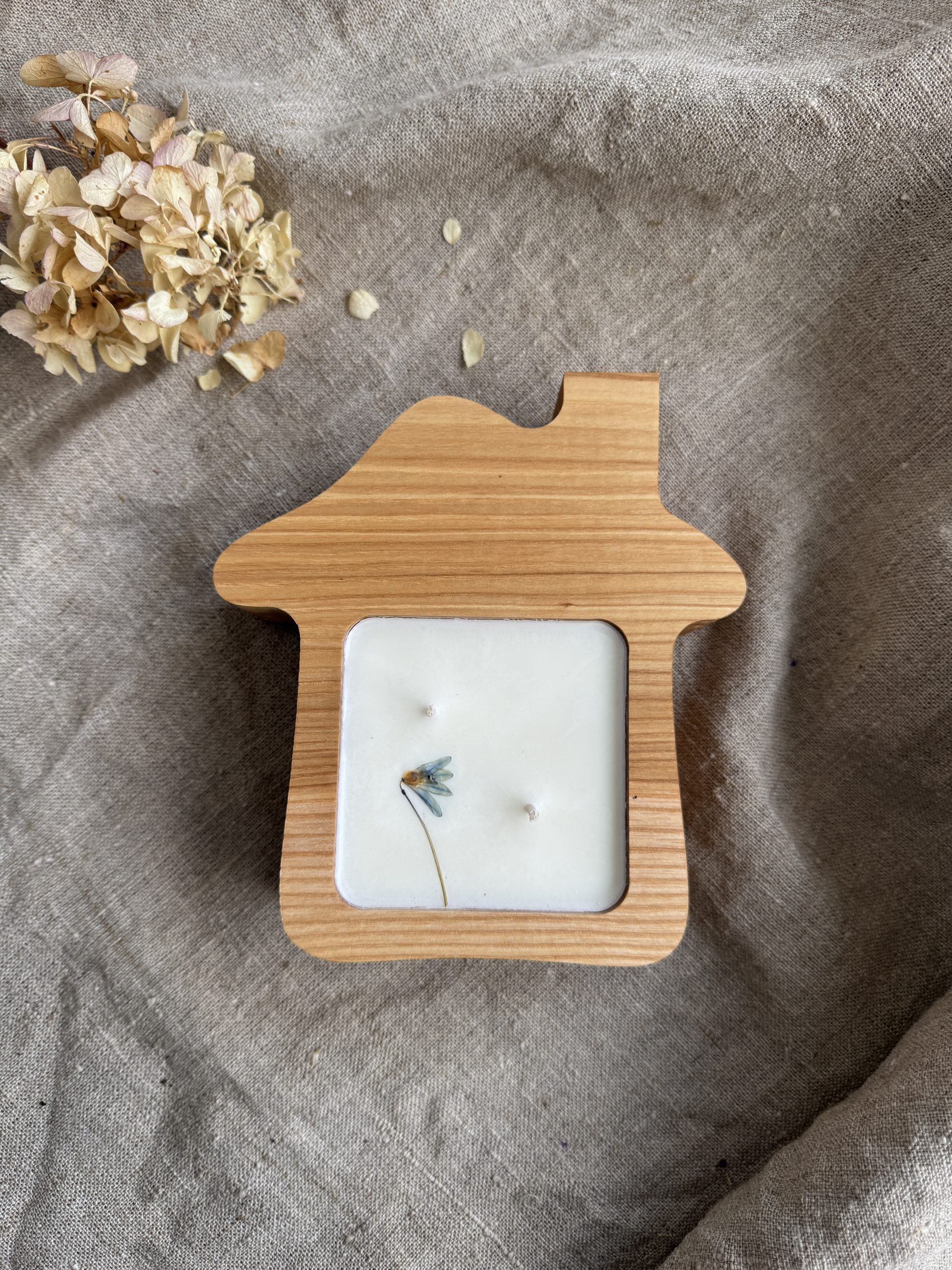 Soy wax candle house