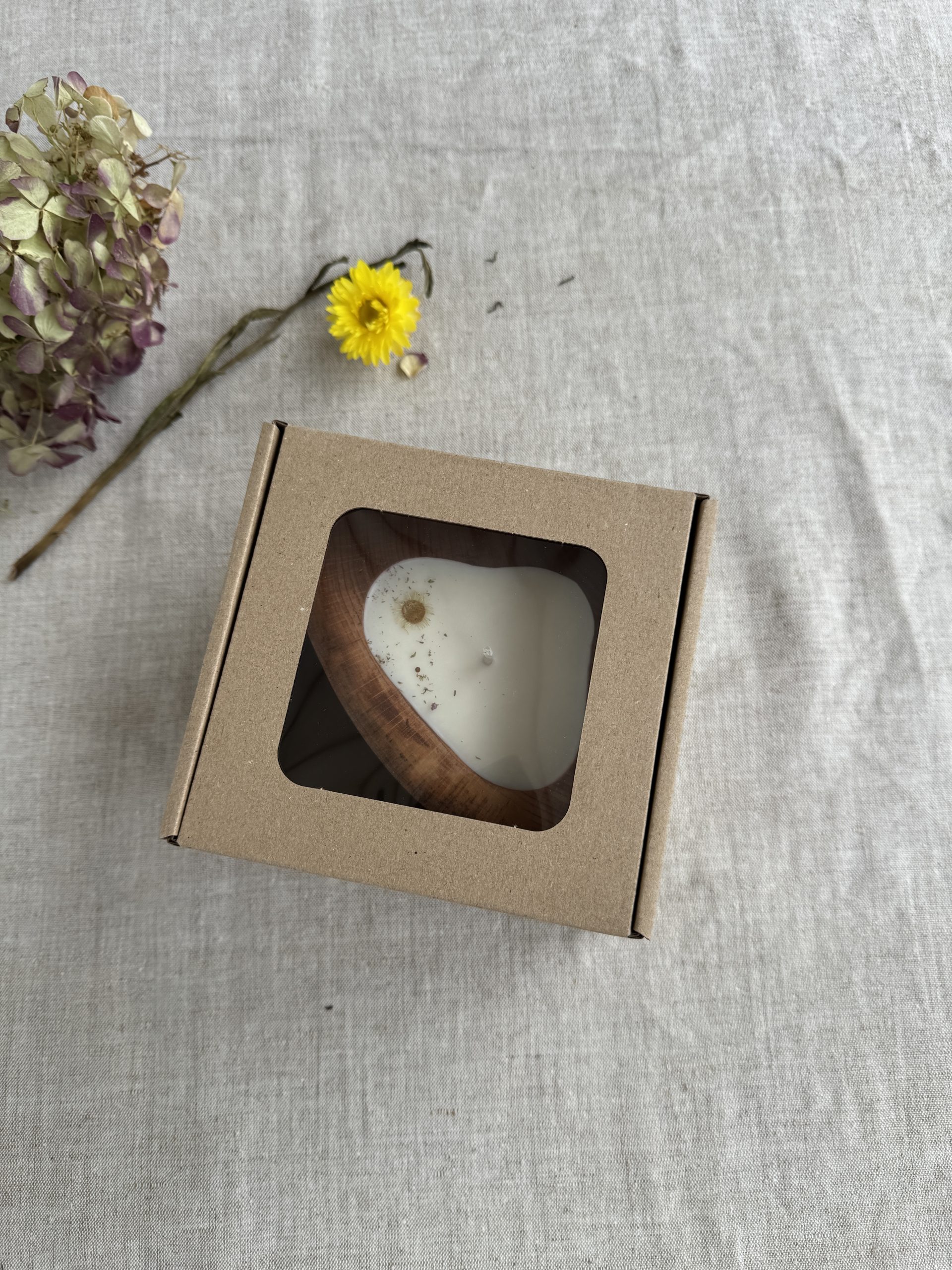 Wooden Candle in Red Adler - Image 5
