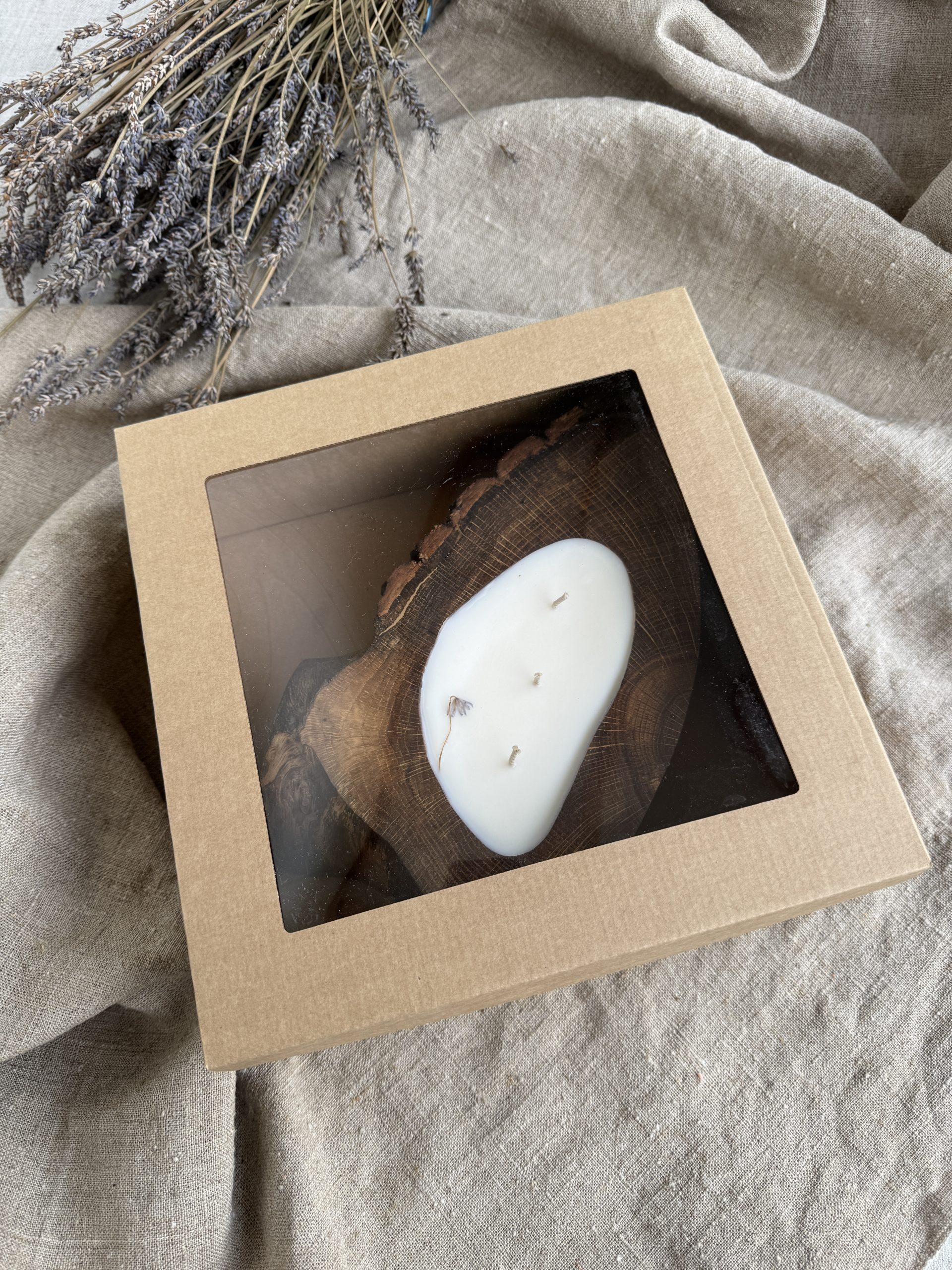 Sandalwood Oak Wood Candle - Image 6