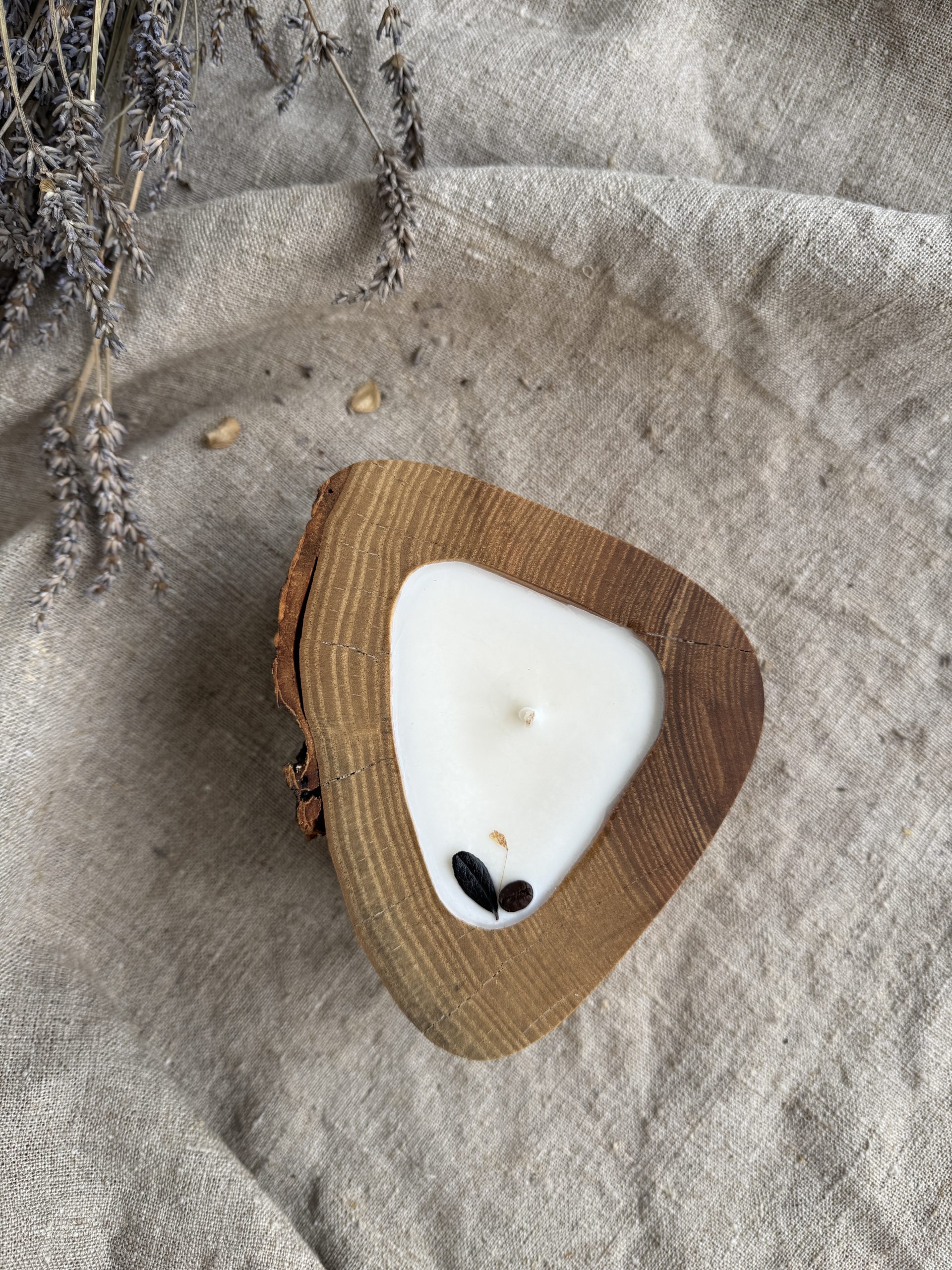 Coffee Ash Wood Candle - Image 3