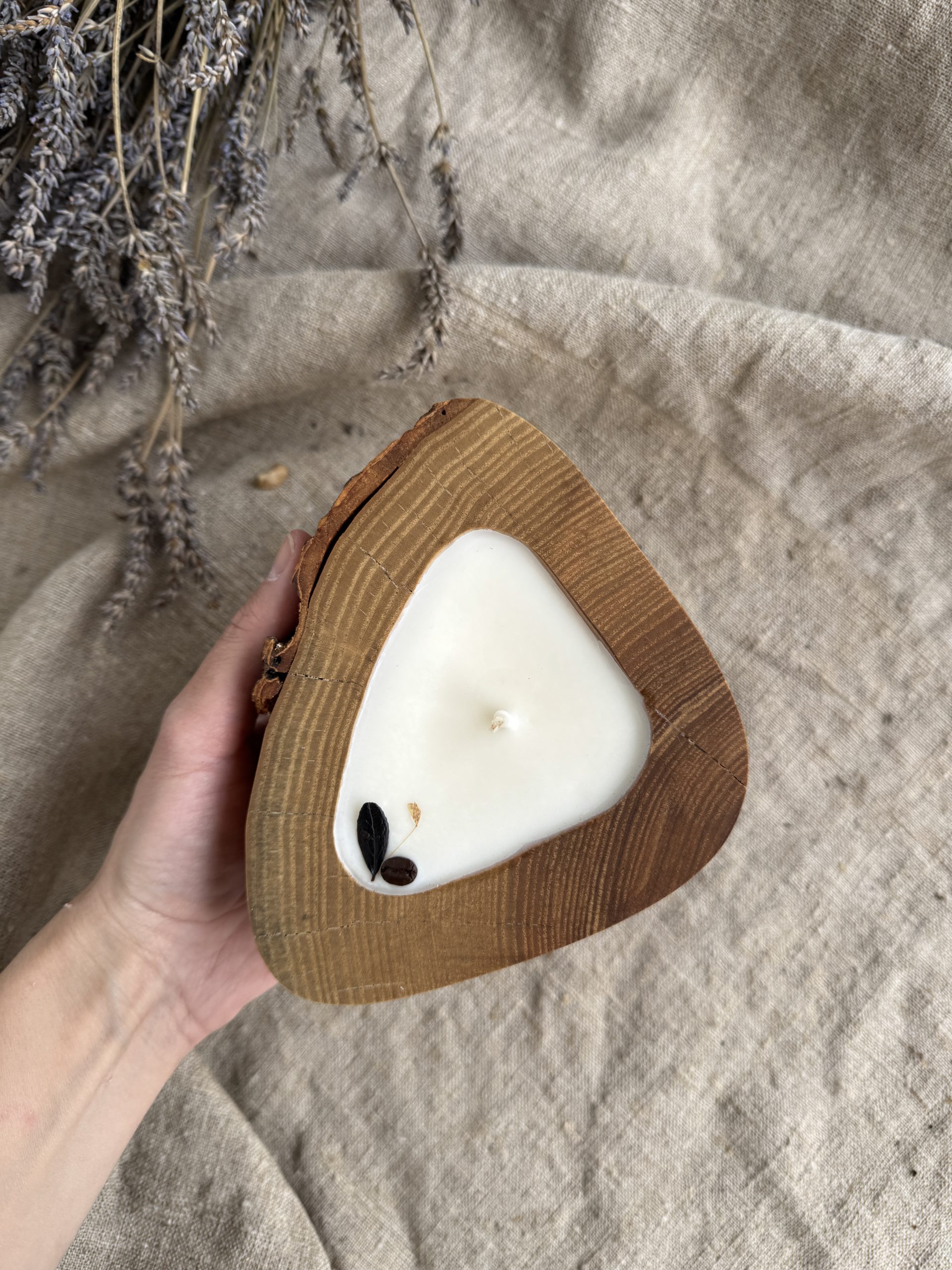 Coffee Ash Wood Candle - Image 4