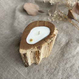 MiniOak Wood Soy Candle – Melon