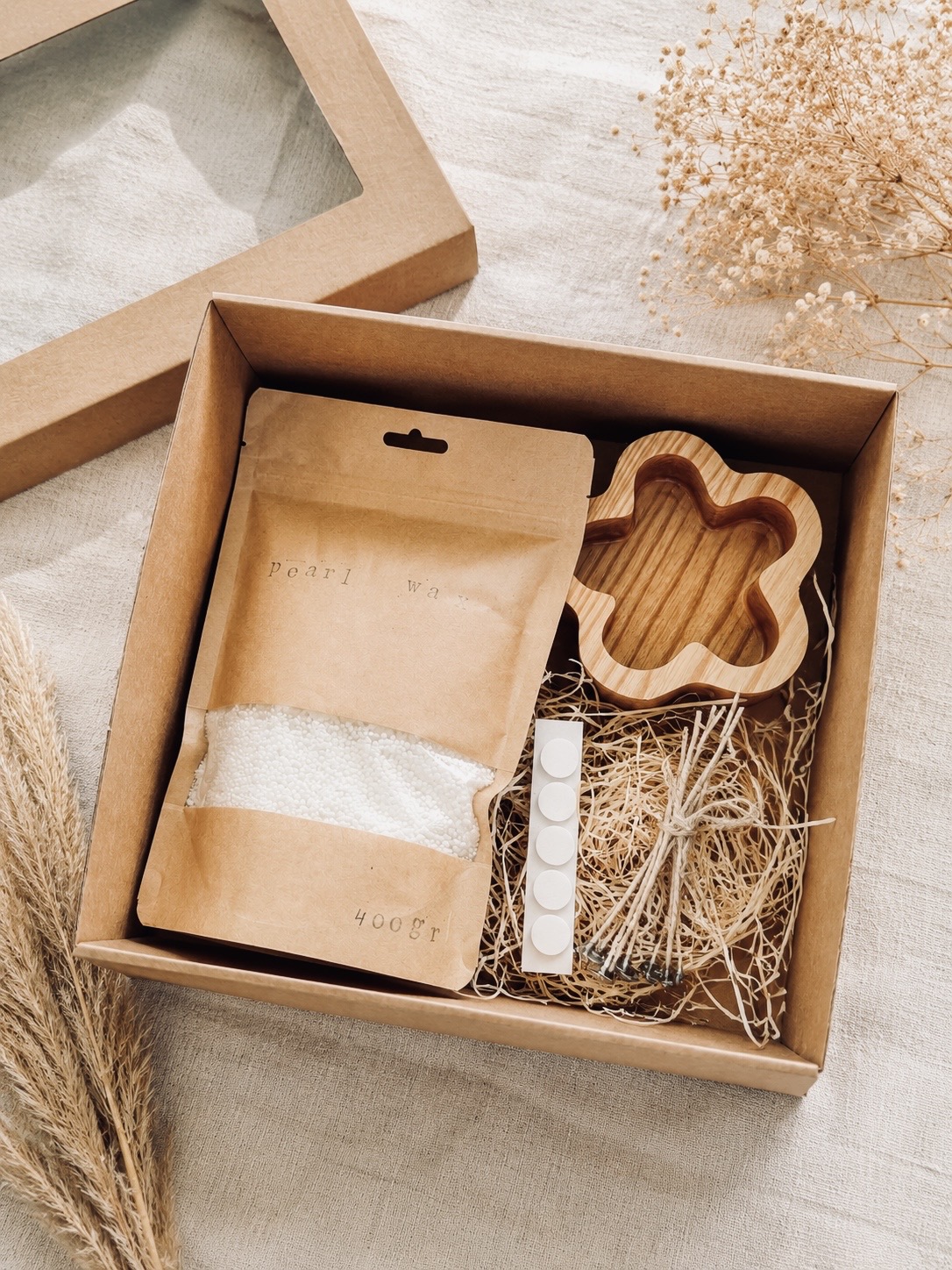 DIY Candle Making Kit – Refillable Wooden Candle